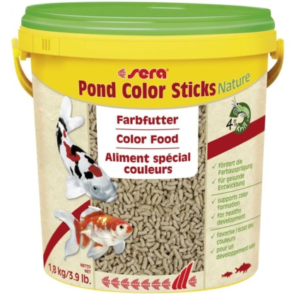 Sera Pond Color Sticks 10 л корм для цветных рыб Sera Pond Color Sticks