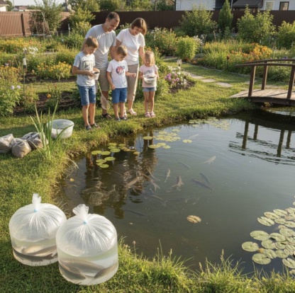 Полезная рыба для запуск в пруд